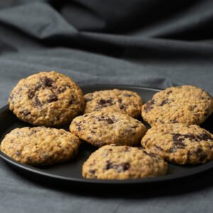 Heritage oat and raisin cookies